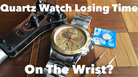 quartz watch losing time